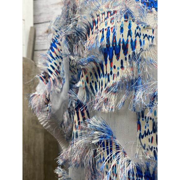 Andrew Marc Fuzzy Distressed Patriotic Election Day Shirt L 4th of July America - Picture 4 of 10